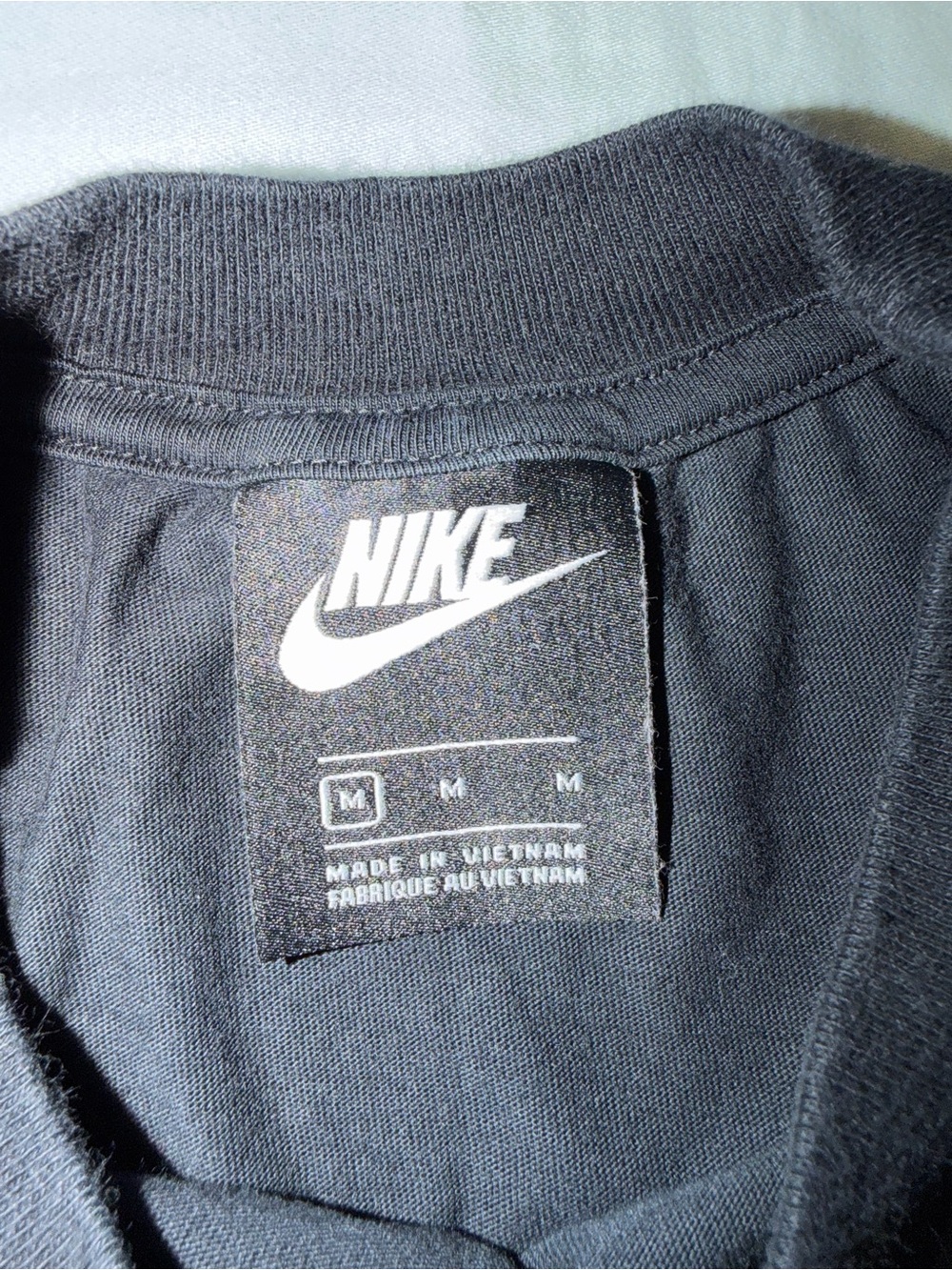 Nike NSW Animal Print Swoosh Cropped Top Black Leopard Logo Size M - Picture 6 of 11